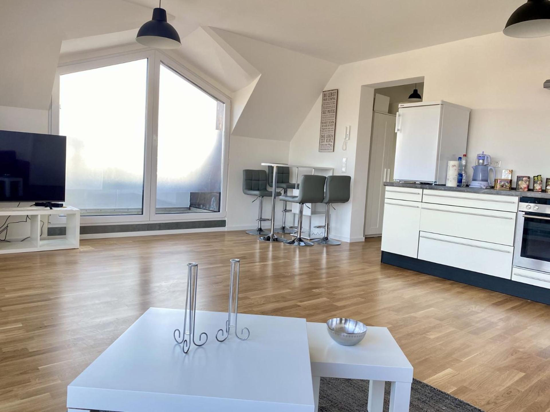 Schoenes Erwachen Im Frankfurter Penthouse Frankfurt am Main Exterior photo