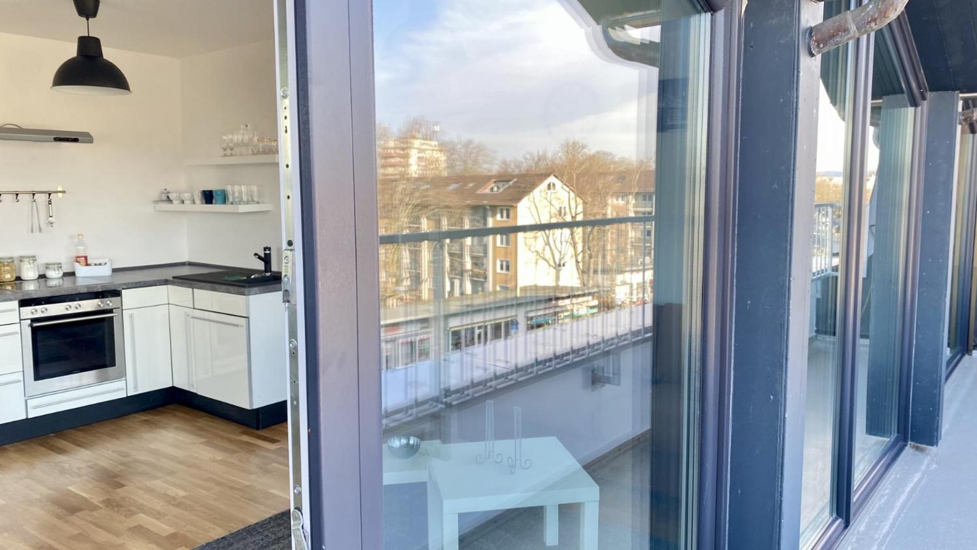 Schoenes Erwachen Im Frankfurter Penthouse Frankfurt am Main Exterior photo